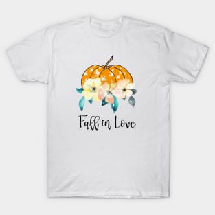 Fall in love pumpkin T-Shirt